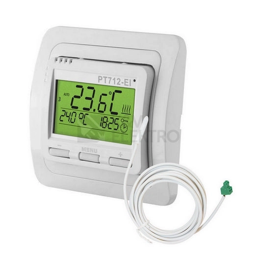 Obrázek produktu Digitální termostat ELEKTROBOCK PT712-EI pro podlahové vytápění 0