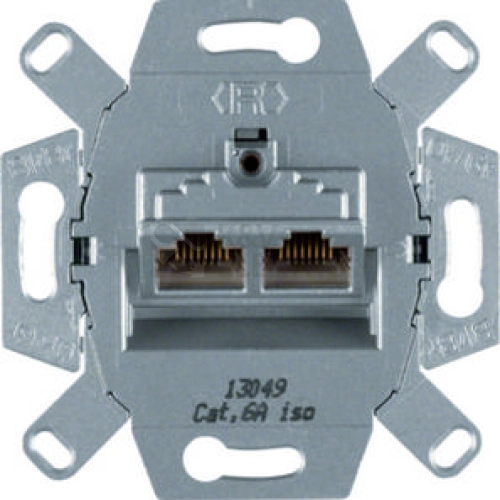 Berker datová zásuvka 2xRJ45 kat. 6A FTP 4587