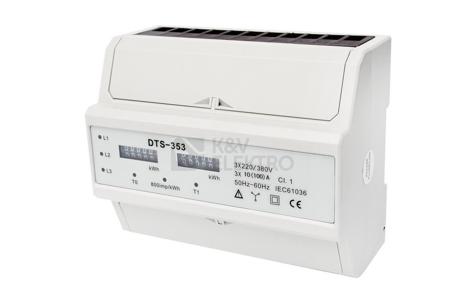 Obrázek produktu Elektroměr DTS 353-M 2 TARIF 100A 7M mechanický 1000889 0