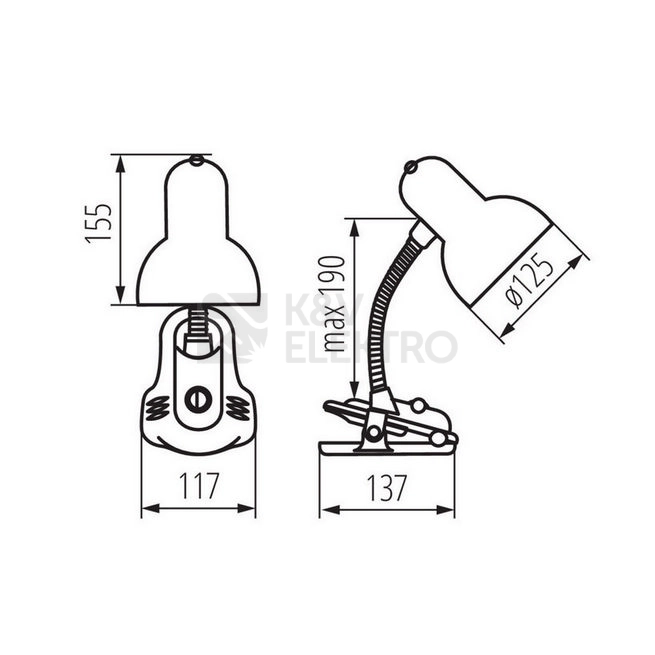 Obrázek produktu Stolní lampa Kanlux SUZI HR-60-PK E27 růžová 07153 2