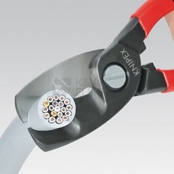 Obrázek produktu  Kabelové nůžky Knipex 95 12 200 200mm do průměru 20mm nebo 70mm2 1