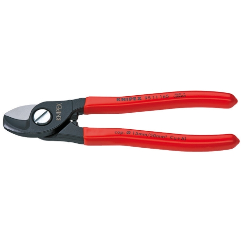 Levně Kabelové nůžky Knipex 95 11 165 165mm do průměru 15mm nebo 50mm2