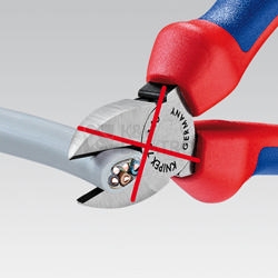 Obrázek produktu  Kabelové nůžky Knipex 95 11 165 165mm do průměru 15mm nebo 50mm2 1