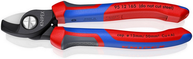 Kabelové nůžky Knipex 95 12 165 165mm do průměru 15mm nebo 50mm2