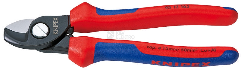 Obrázek produktu  Kabelové nůžky Knipex 95 12 165 165mm do průměru 15mm nebo 50mm2 0