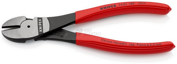 Obrázek produktu Štípací kleště Knipex 74 01 180 stranové 180mm 1