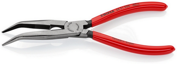 Obrázek produktu Kleště Knipex 26 21 200 půlkulaté zahnuté 200mm 1
