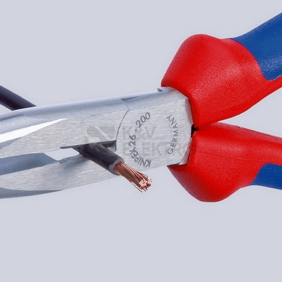 Obrázek produktu Kleště Knipex 26 21 200 půlkulaté zahnuté 200mm 3