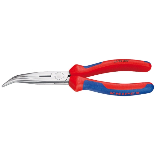 Levně Kleště Knipex 26 22 200 půlkulaté zahnuté 200mm