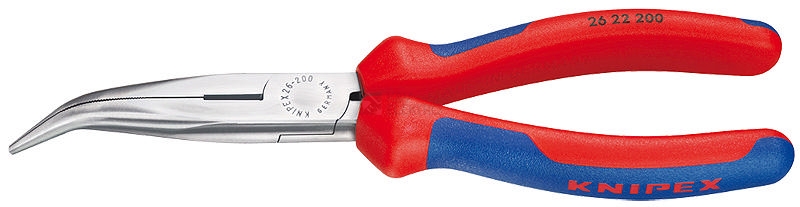 Obrázek produktu Kleště Knipex 26 22 200 půlkulaté zahnuté 200mm 0