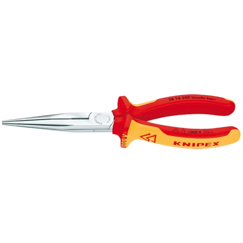 Levně Kleště Knipex 26 16 200 půlkulaté 200mm VDE 1000V