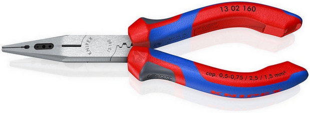Obrázek produktu Multikleště Knipex 13 02 160 elektroinstalační 160mm 0