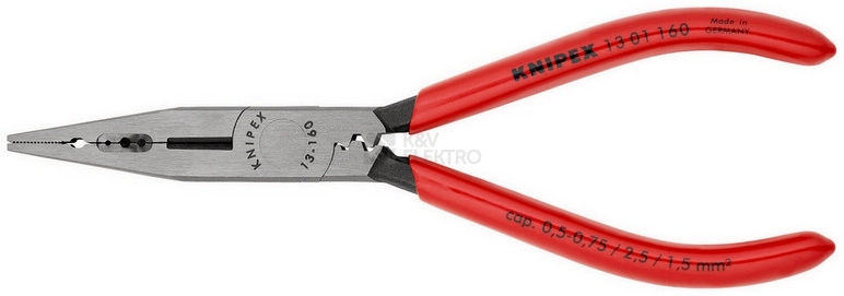 Obrázek produktu Multikleště Knipex 13 01 160 elektroinstalační 160mm 0