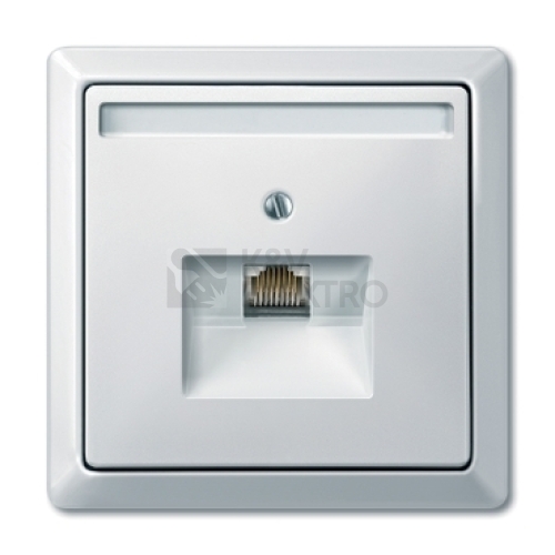 Schneider Merten centrální deska pro mechanismus RJ45 jednosegmentová S-Design polar