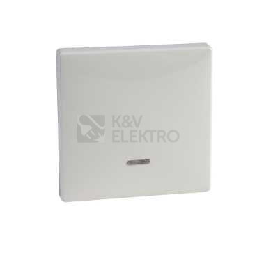 Obrázek produktu Schneider Merten kryt vypínače s průzorem S-Design polar MTN438019 0