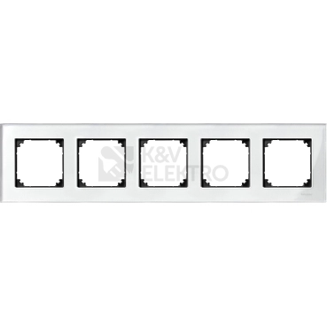 Obrázek produktu Schneider Electric Merten M-Elegance pětirámeček Brilliant white krémová MTN404519 0