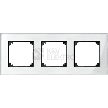 Obrázek produktu Schneider Electric Merten M-Elegance trojrámeček Brilliant white krémová MTN404319 0