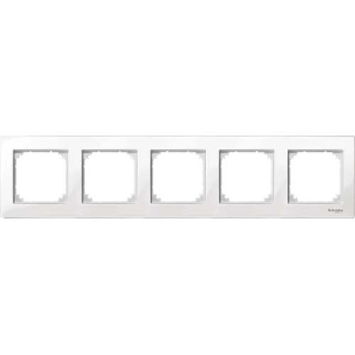 Schneider Merten rámeček M-Plan MTN515519 pětinásobný Polar