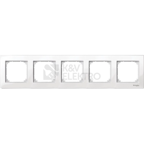 Schneider Merten rámeček M-Plan MTN515519 pětinásobný Polar
