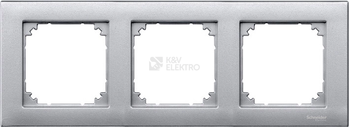 Obrázek produktu Schneider Electric Merten M-Plan trojrámeček Aluminium MTN486360 0