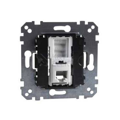 Schneider Merten mechanismus telefonní zásuvka RJ12 4 pólová MTN463501