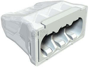Obrázek produktu Násuvná svorka OBO 61 325 LGR 3x2,5mm2 2054485 0