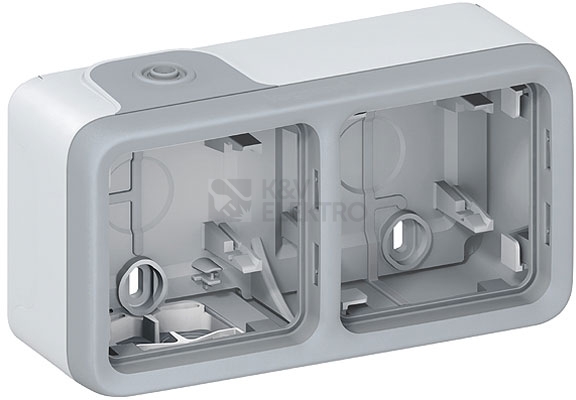 Obrázek produktu  Legrand Plexo IP55 nástěnná krabice dvojnásobná šedá 69672 0