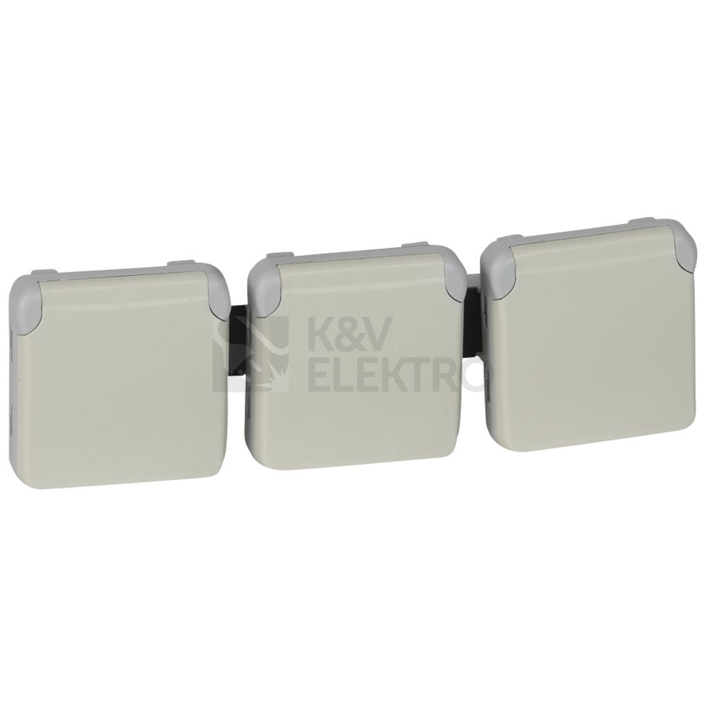 Obrázek produktu PLEXO 55 BEZOVA ST ZAS. 3X2P+T 16A 69644 0