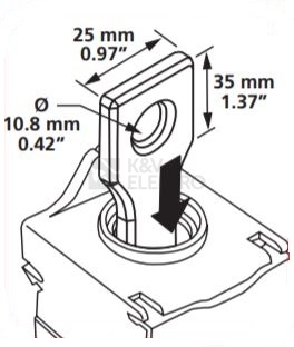 Obrázek produktu Rozvodný blok jednopólový ERICO ERIFLEX UD 250A 569040 1