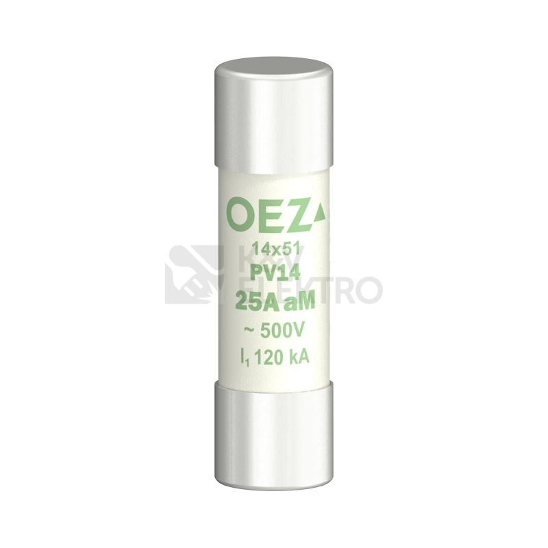 Obrázek produktu Pojistka válcová OEZ PV14 25A aM 0