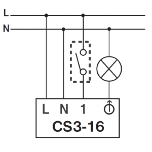 Multifunkční časový spínač ELEKTROBOCK CS3-16 (obrázek 3)
