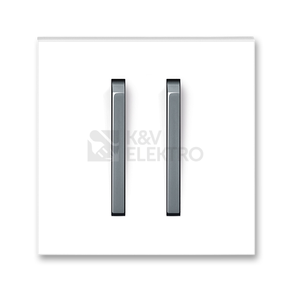 Obrázek produktu ABB Neo kryt vypínače dvojitý bílá/ledová šedá 3559M-A00652 44 0