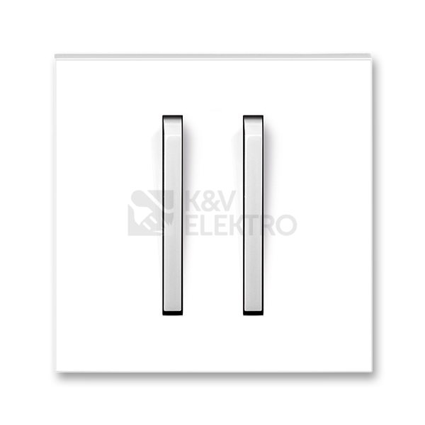 Obrázek produktu ABB Neo kryt vypínače dvojitý bílá/ledová bílá 3559M-A00652 01 0