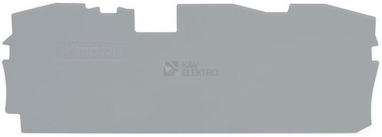 Obrázek produktu Bočnice koncová WAGO, šedá, 2016-1391 0