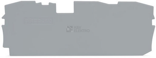 Obrázek produktu Bočnice koncová WAGO, šedá, 2010-1391 0