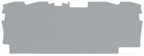 Bočnice koncová WAGO, šedá, 2004-1491
