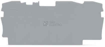 Obrázek produktu Bočnice koncová WAGO, šedá, 2004-1391 0