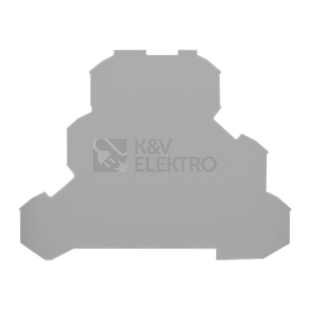 Obrázek produktu Bočnice koncová WAGO, šedá, 2002-3291 0