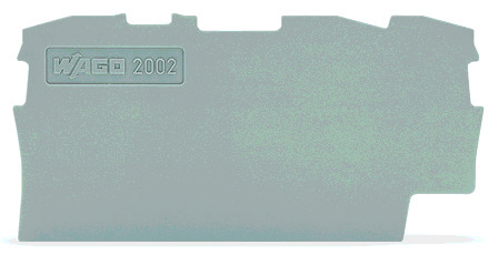 Levně Bočnice koncová WAGO, šedá, 2002-1391