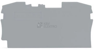 Obrázek produktu Přepážka ke svorce WAGO 2006-1291 šedá 0