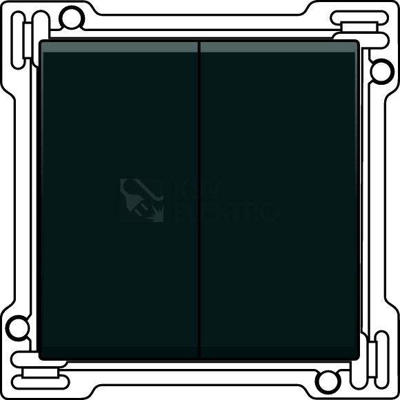 Obrázek produktu 122-61505 KRYT DELENY ANTHRACITE 0
