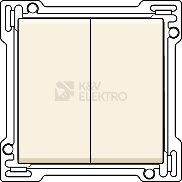 Obrázek produktu 100-61505 KRYT DELENY CREAM 0