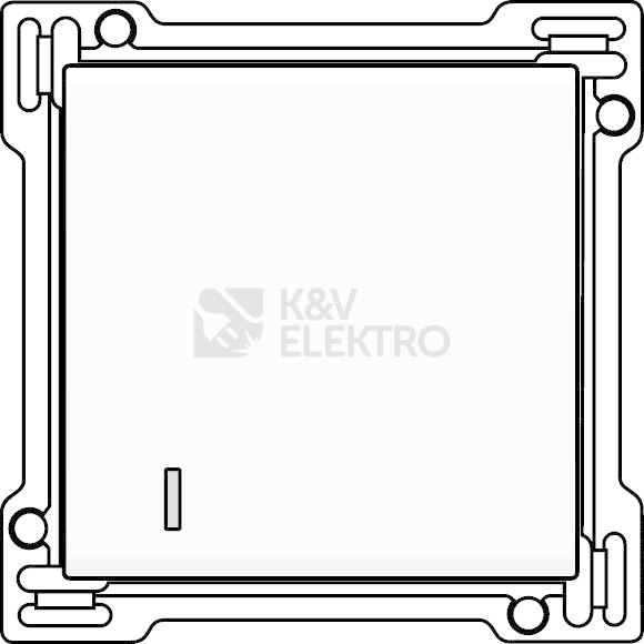 Obrázek produktu 101-60005 KRYT JEDNOD. S.LED WHITE 0