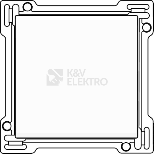 101-61105 KRYT JEDNODUCHY WHITE