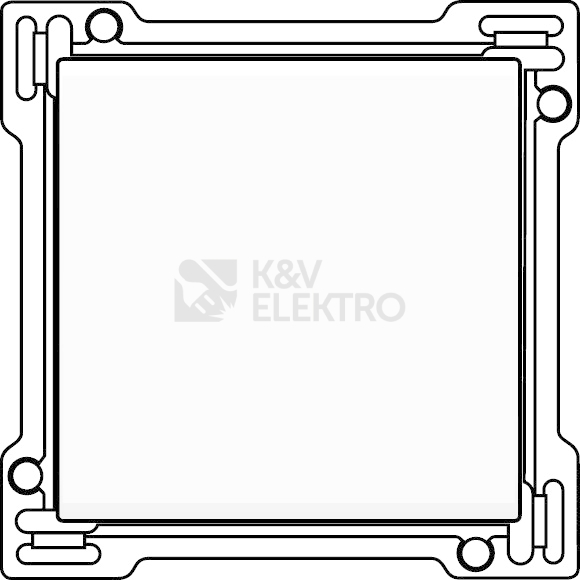 Obrázek produktu 101-61105 KRYT JEDNODUCHY WHITE 0