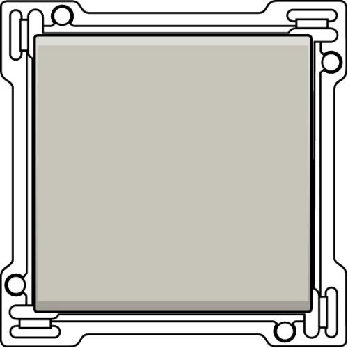 102-61105 KRYT JEDNODUCHY GREY