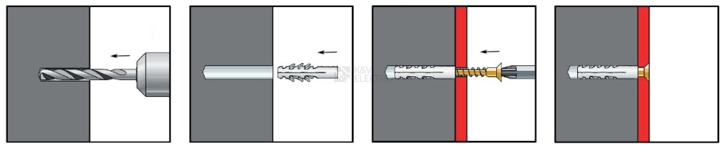 Obrázek produktu Hmoždinky do zdiva HM 10x60mm (200ks) 1