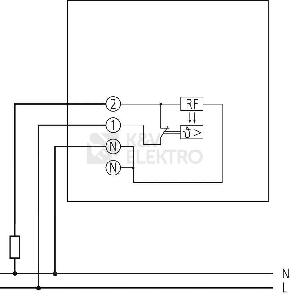 Obrázek produktu Termostat pokojový Theben RAMSES 701 7010001 2
