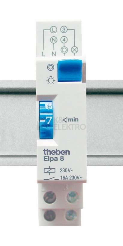 Obrázek produktu Schodišťový automat elektromechanický Theben ELPA 8 80002 0