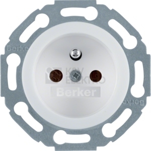 Obrázek produktu  Berker Serie 1930 zásuvka bezšroubová lesklá bílá 676879 0